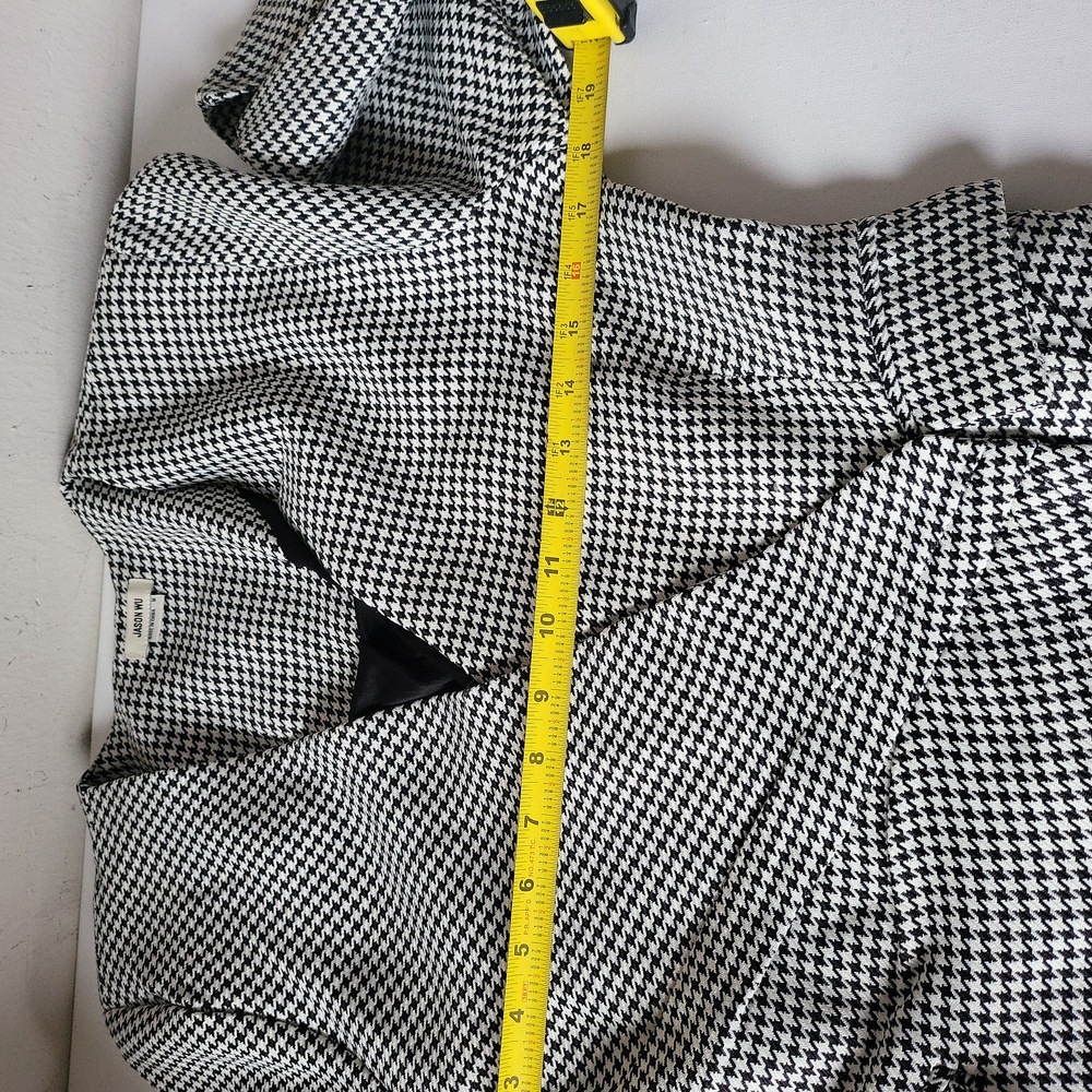NWT JASON WU HOUNDSTOOTH LONG SLEEVE DRESS.SZ-M - Picture 4 of 8